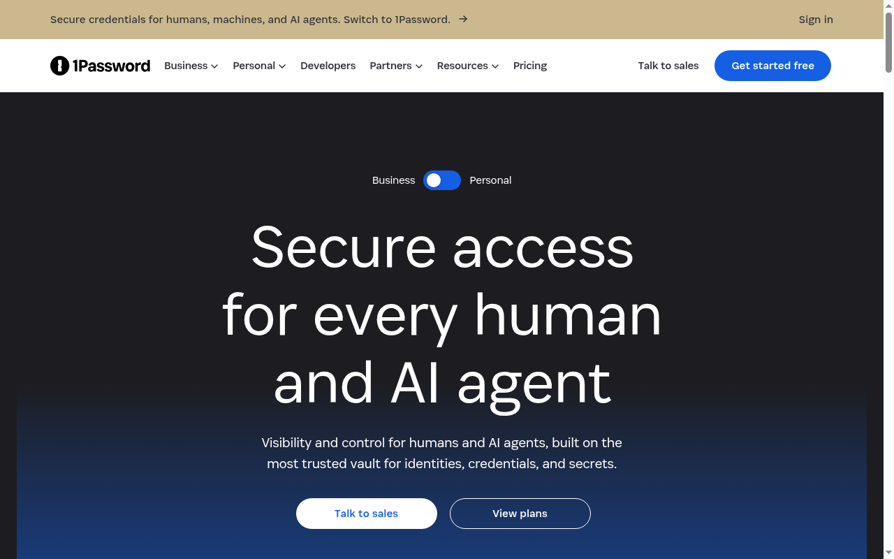 1Password screenshot 1