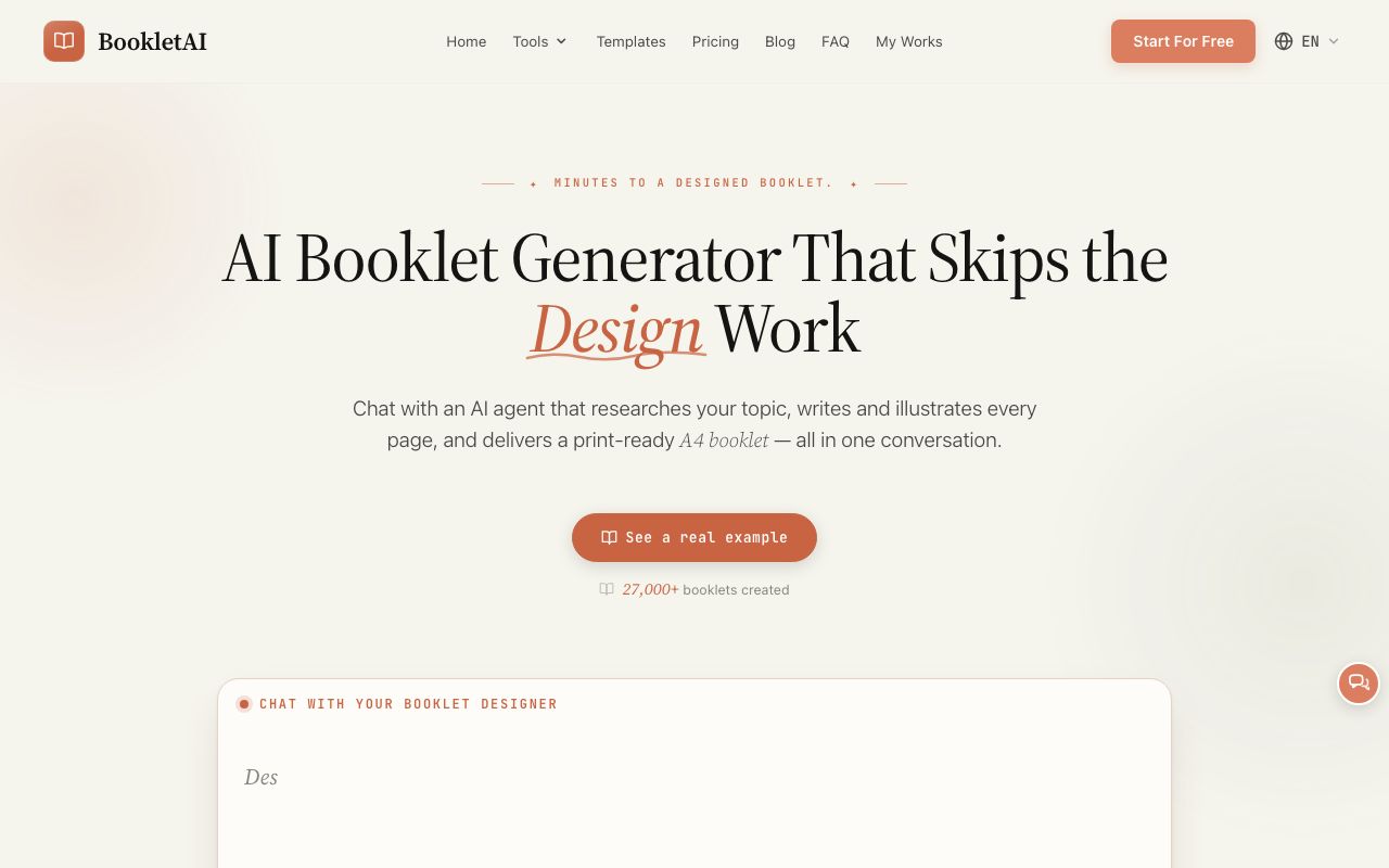 AI Booklet Generator screenshot 2
