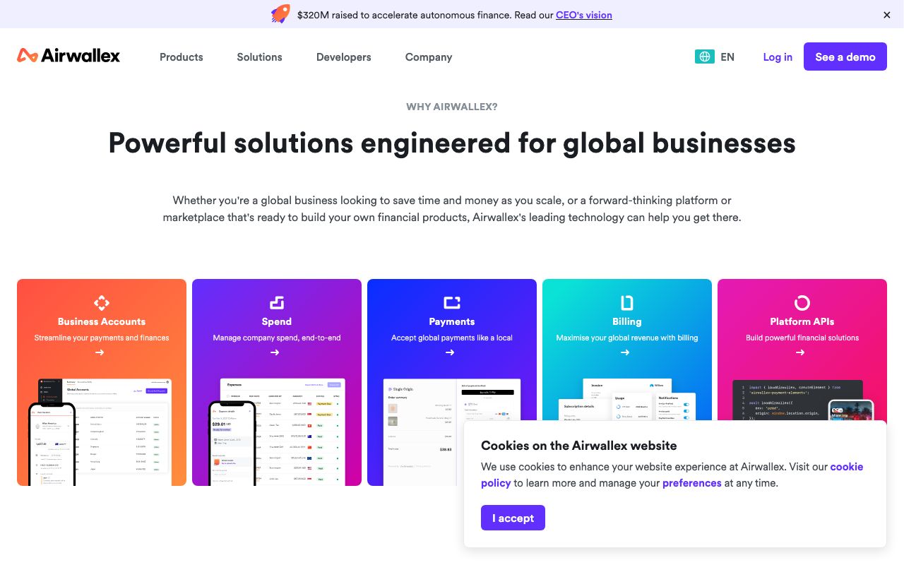 Airwallex screenshot 3