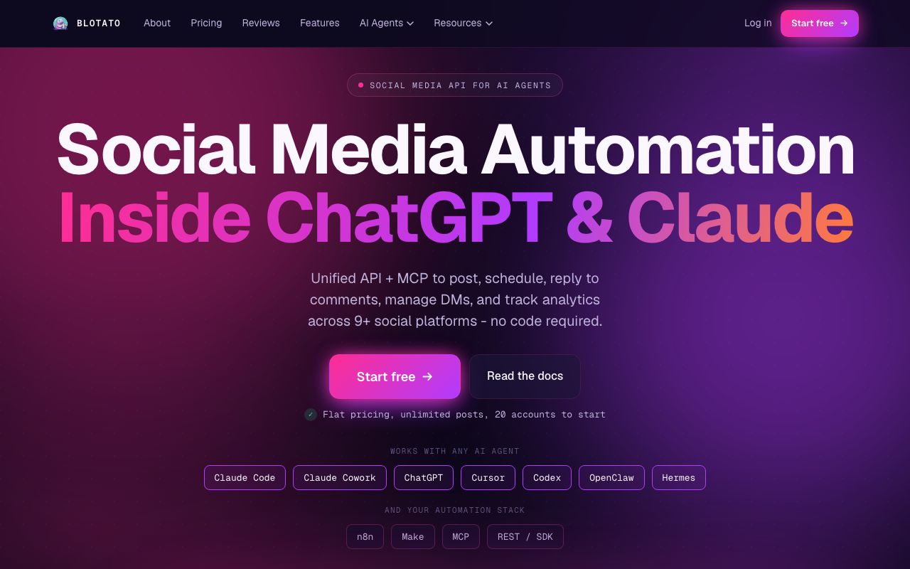 Blotato screenshot 1
