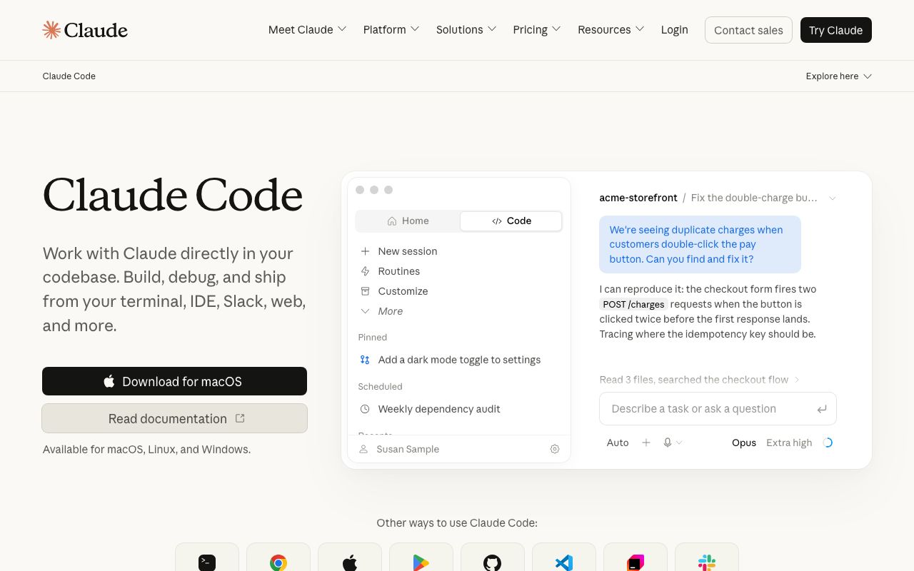 Claude Code screenshot 2