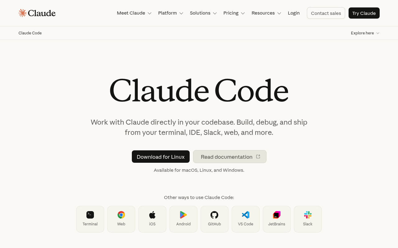 Claude Code screenshot 1