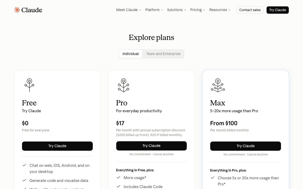 Claude screenshot 3