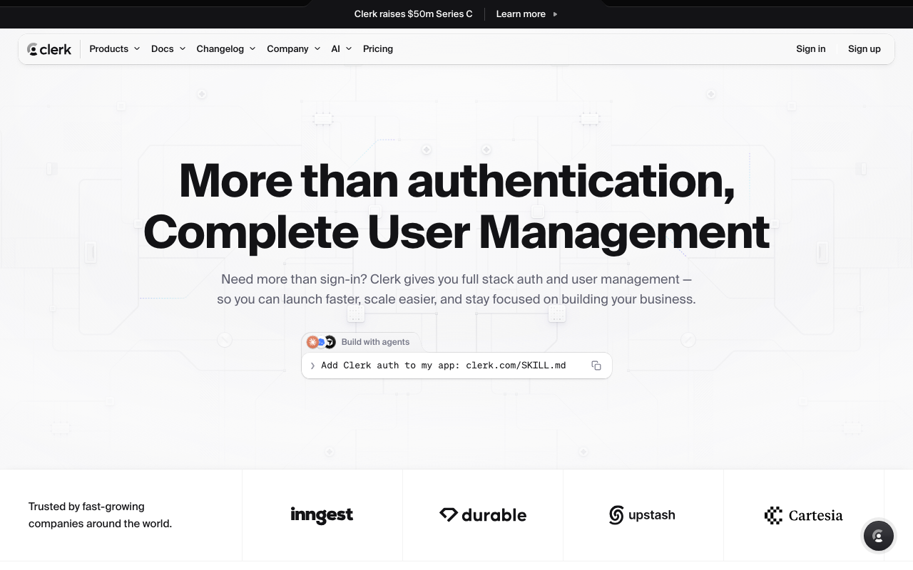 Clerk screenshot 1