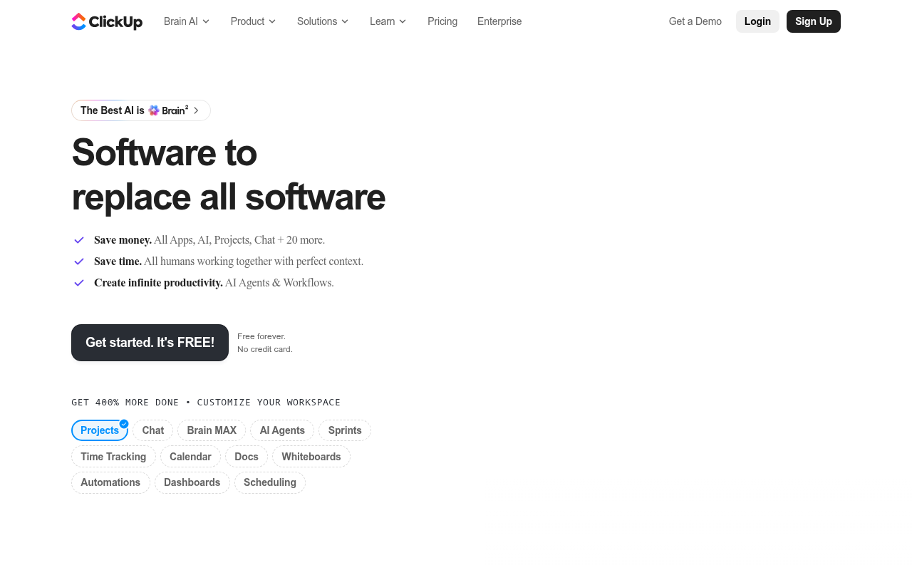 ClickUp screenshot 1