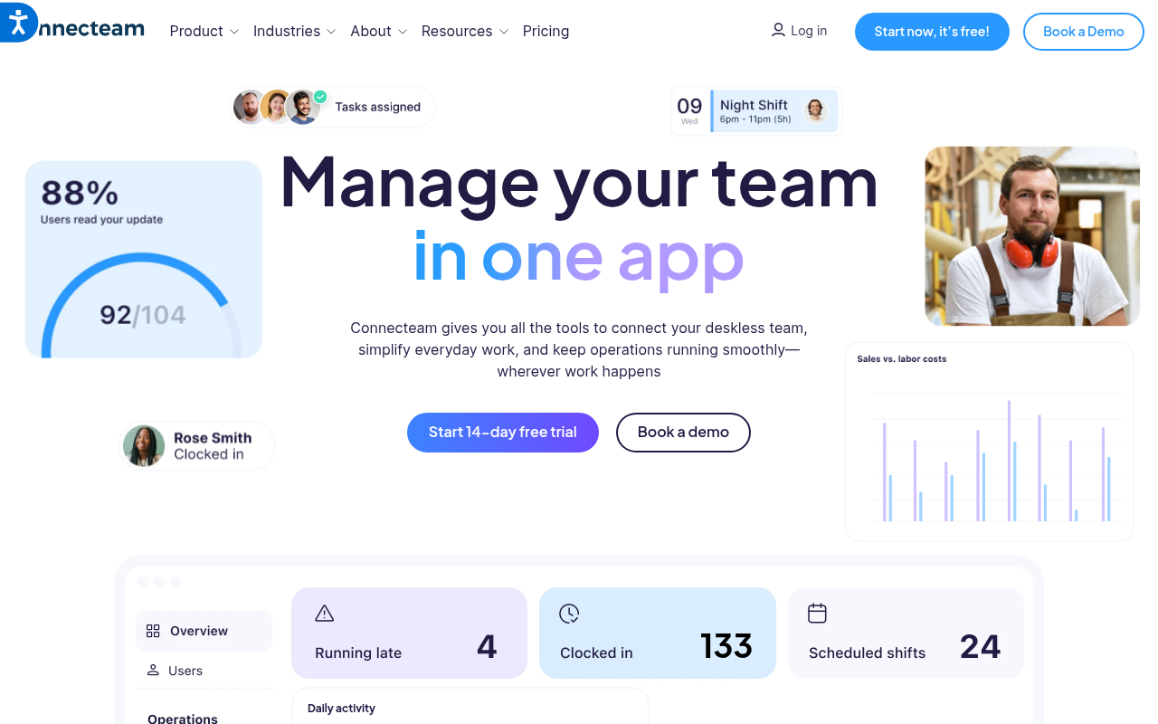 Connecteam screenshot 1