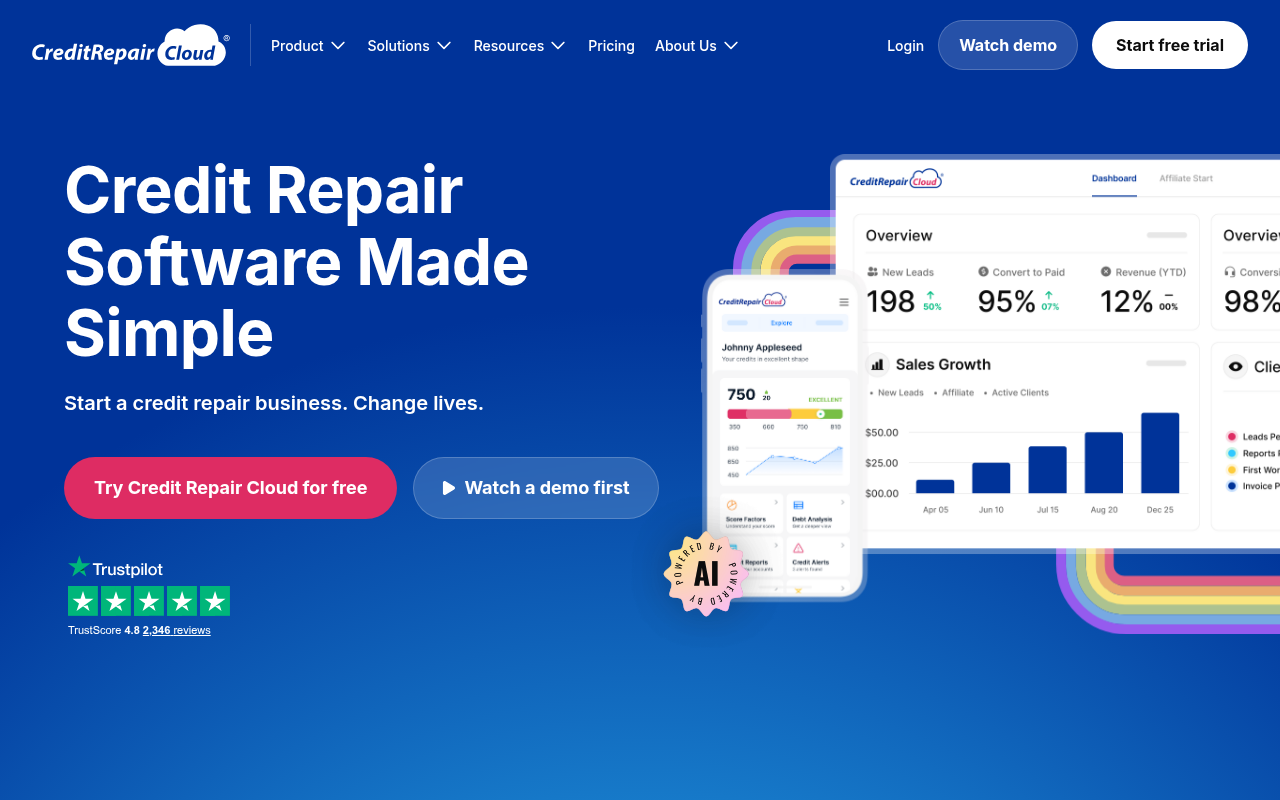 Credit Repair Cloud screenshot 1