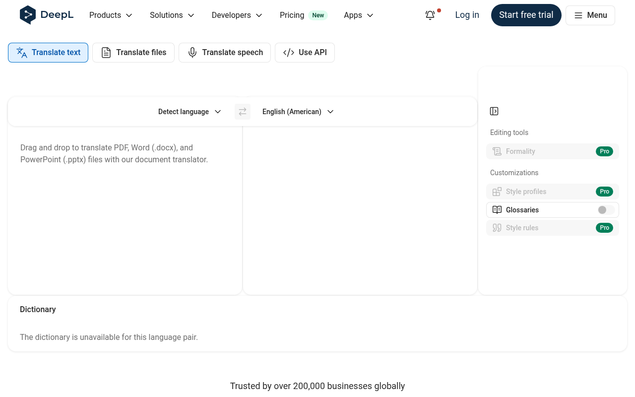 DeepL Translate screenshot 1