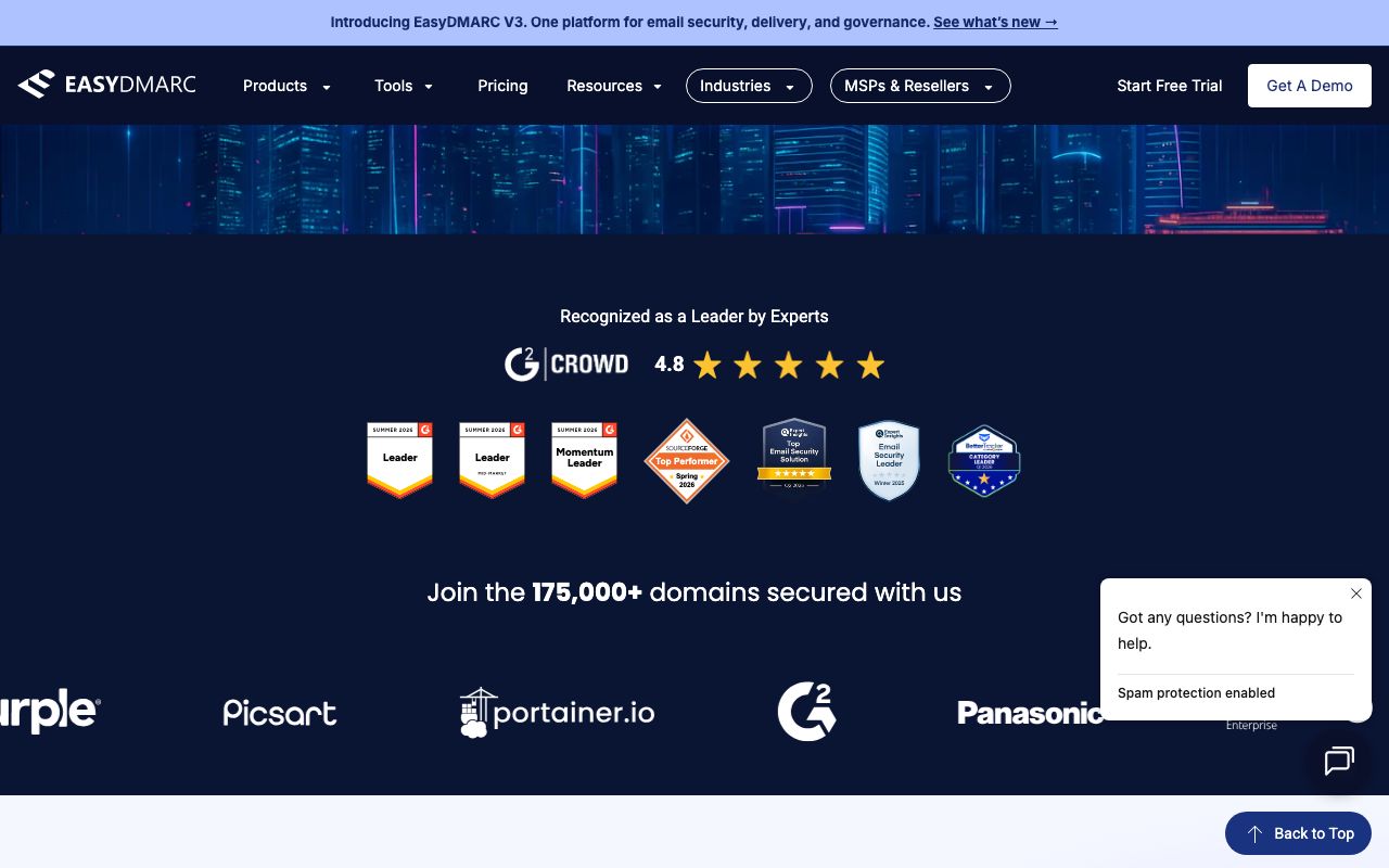 EasyDMARC screenshot 3