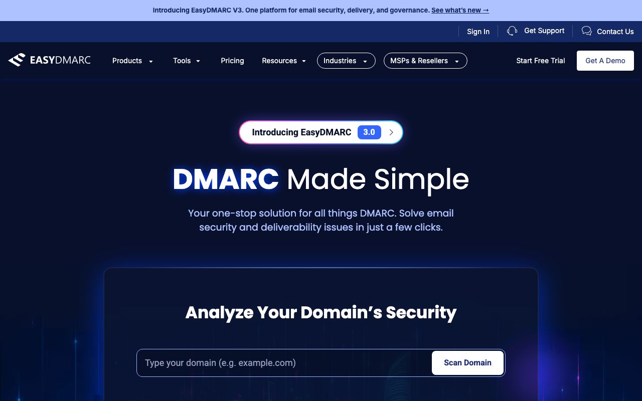 EasyDMARC screenshot 2