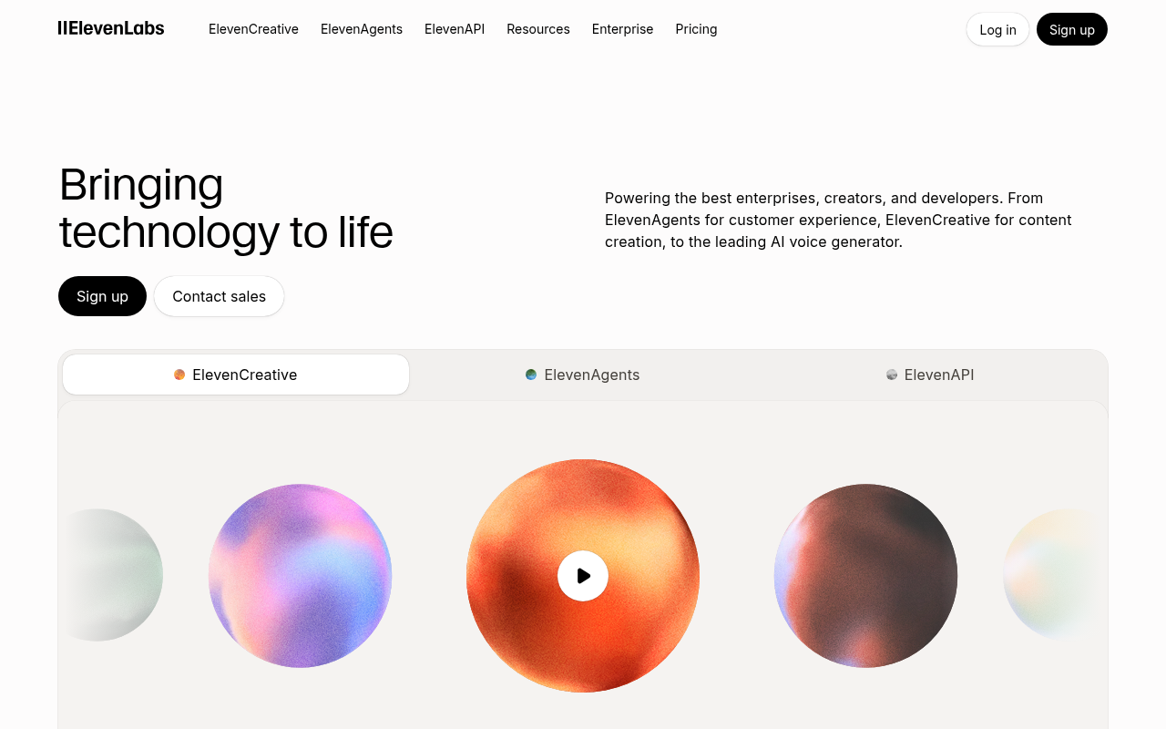 ElevenLabs Creative screenshot 1