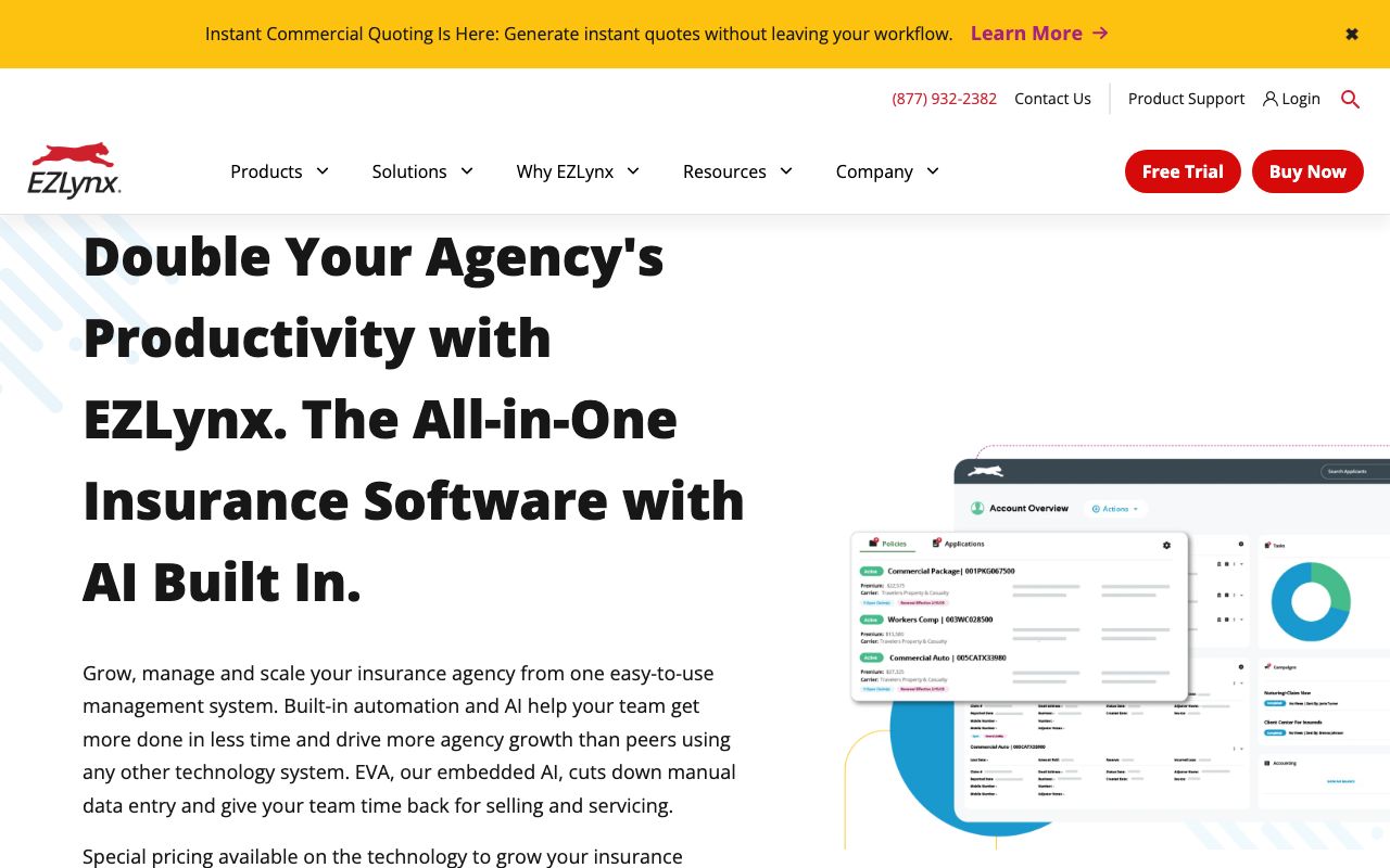 EZLynx screenshot 2