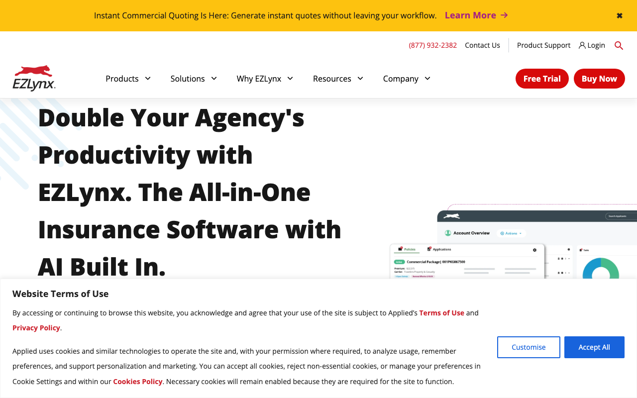 EZLynx screenshot 1