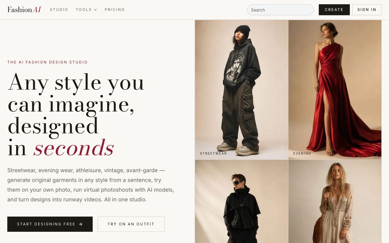 FashionAI screenshot 2