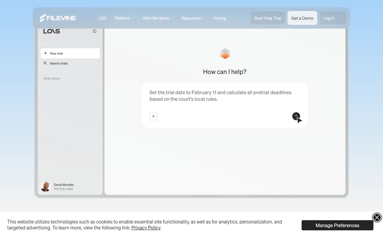 Filevine screenshot 3