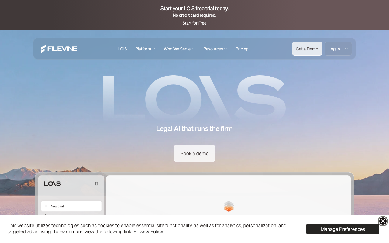 Filevine screenshot 1