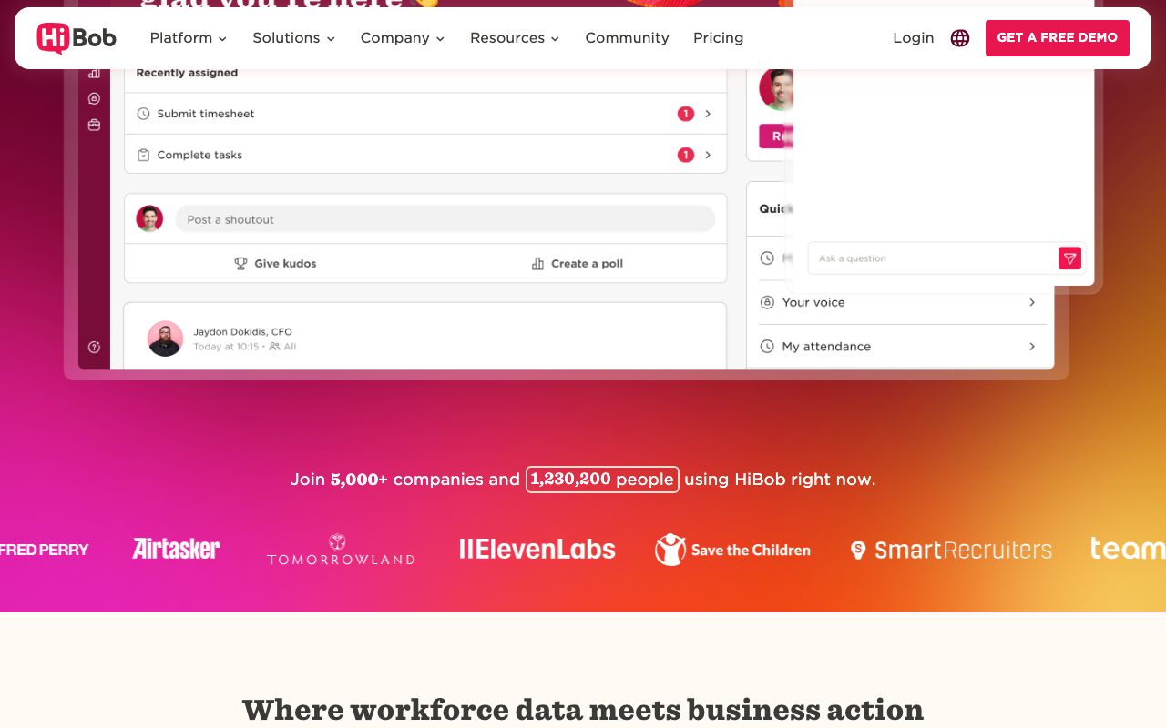 HiBob screenshot 3