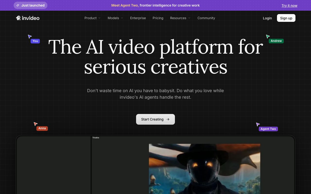 Invideo AI screenshot 2
