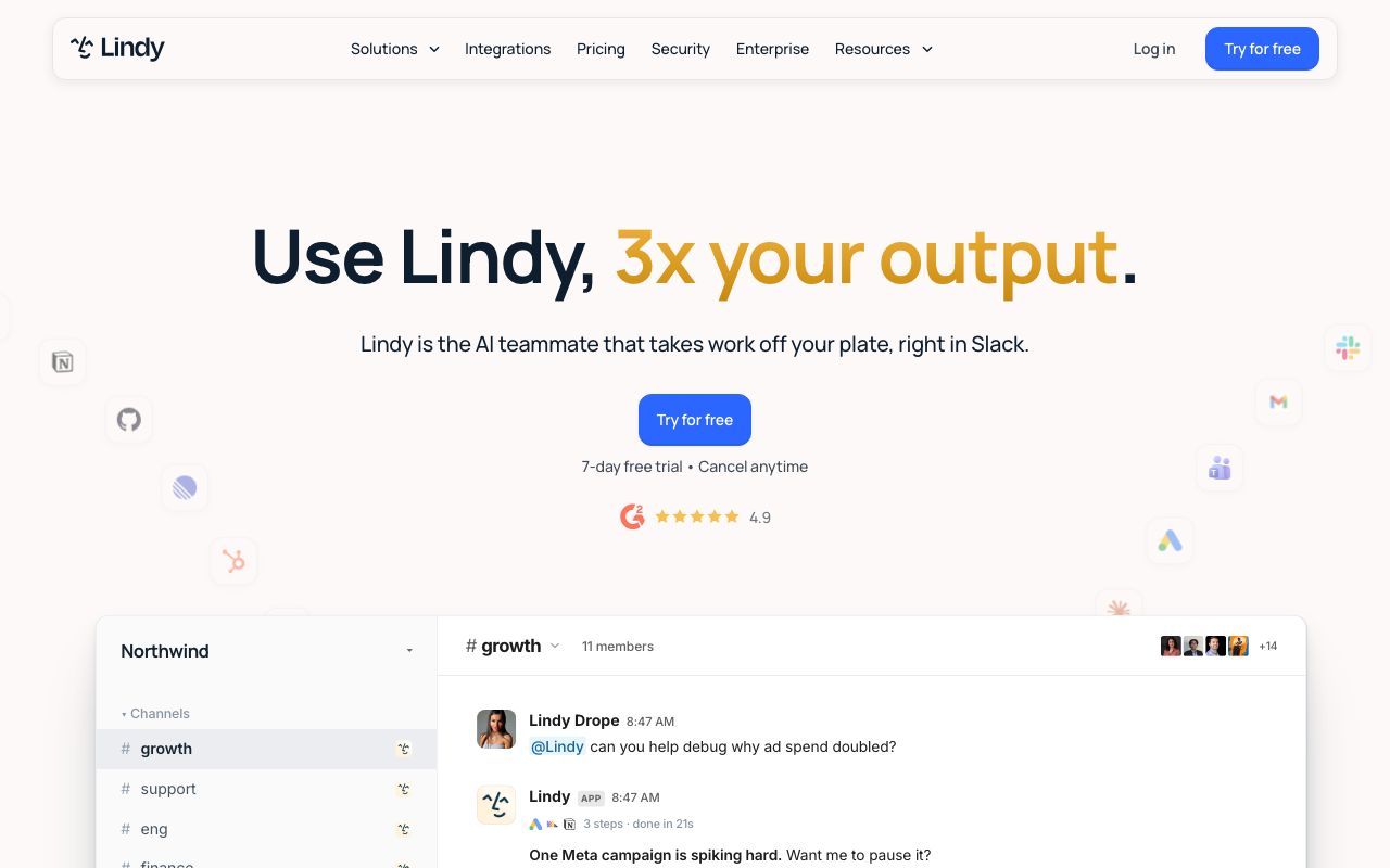 Lindy screenshot 2