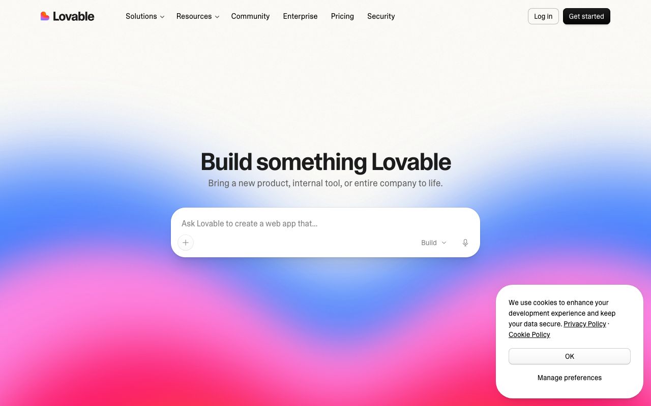 Lovable screenshot 2