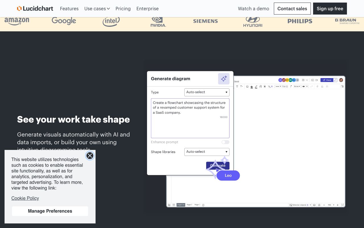 Lucidchart screenshot 3