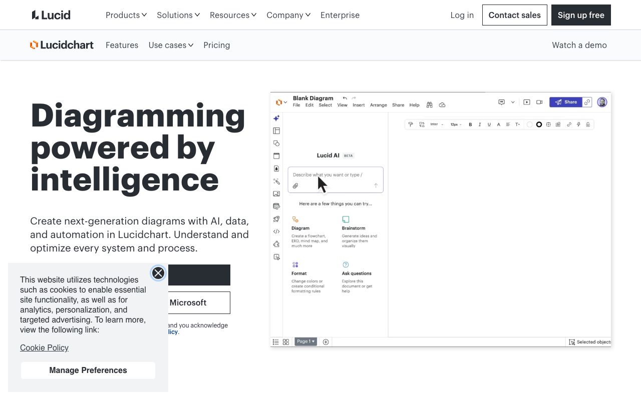 Lucidchart screenshot 2