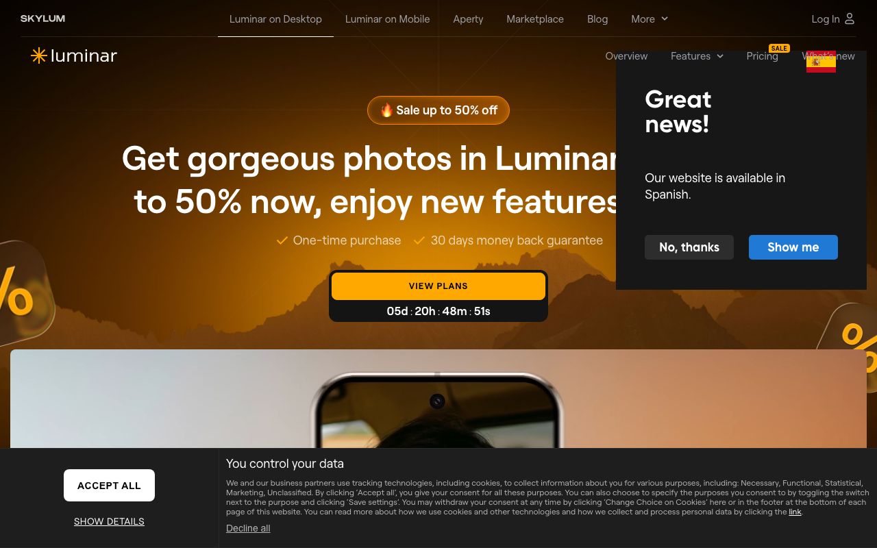 Luminar Neo screenshot 1