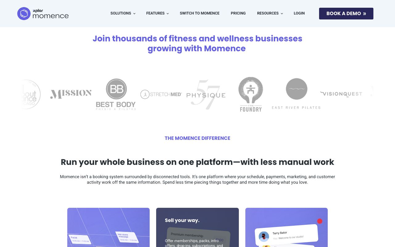 Momence screenshot 3