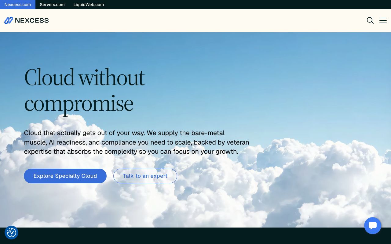 Nexcess screenshot 2