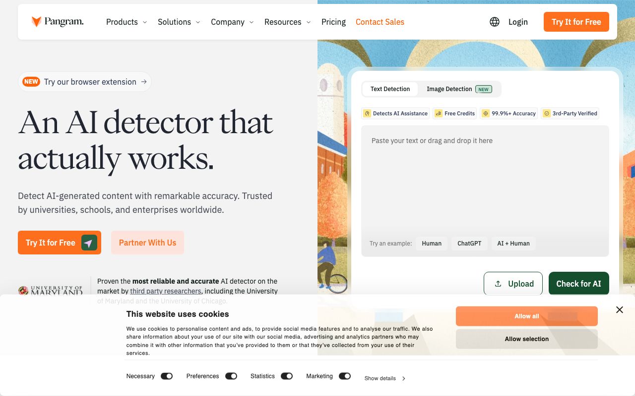 Pangram Labs screenshot 2