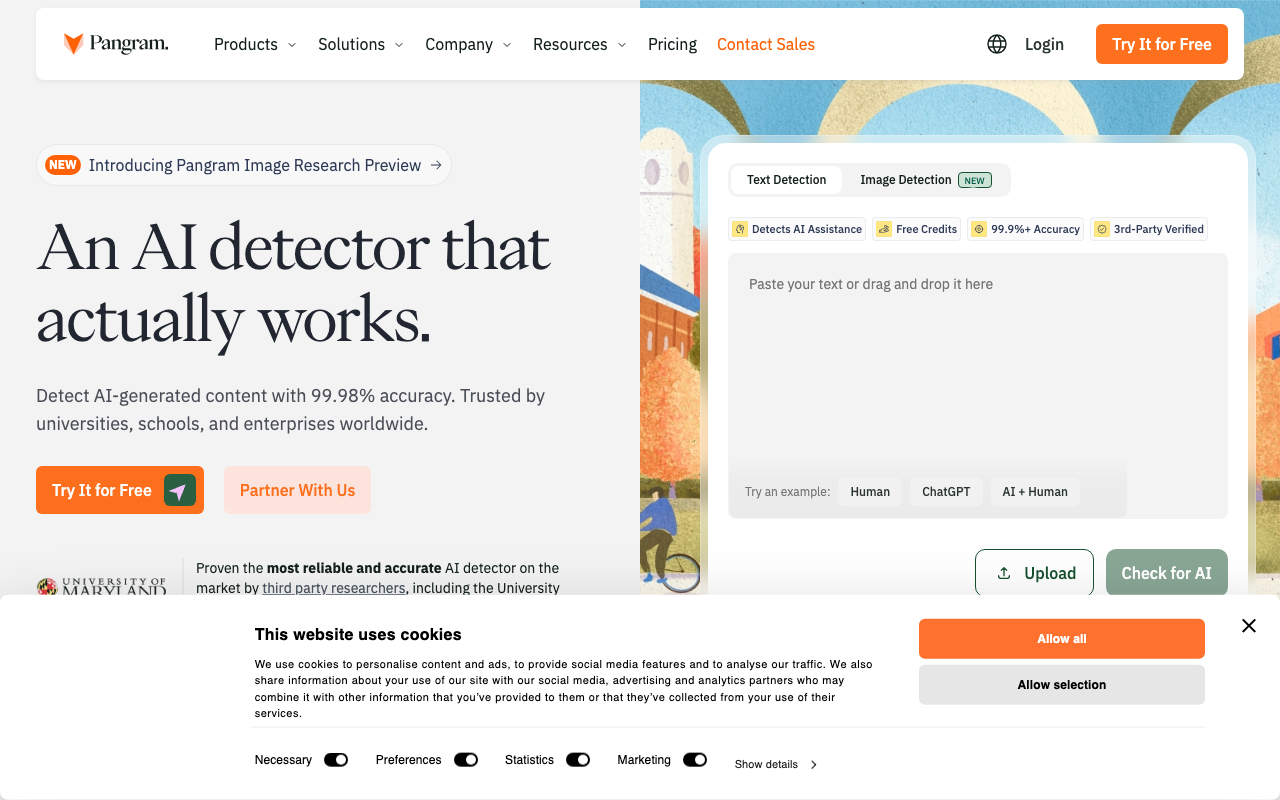 Pangram Labs screenshot 1