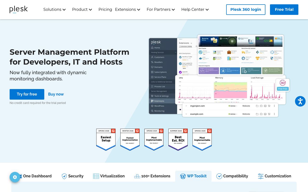 Plesk screenshot 2