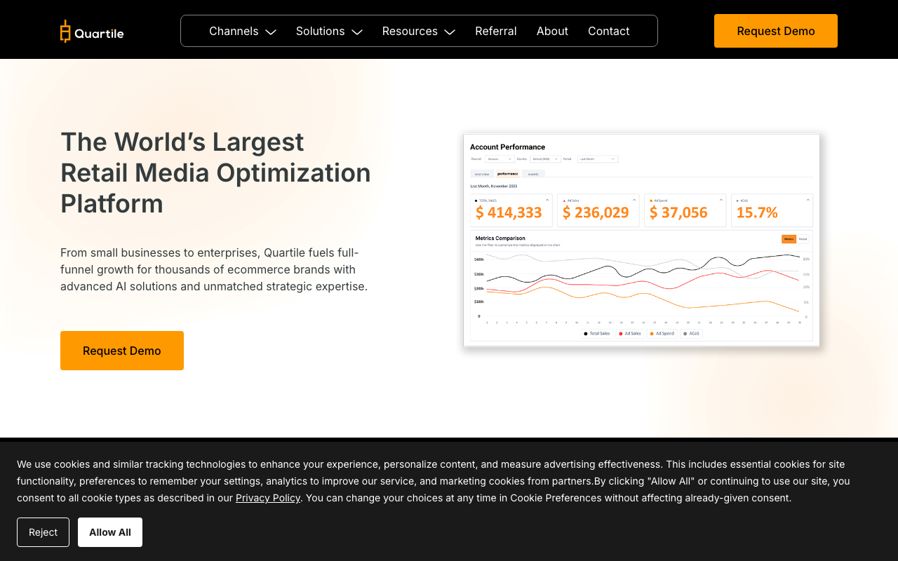 Quartile screenshot 1