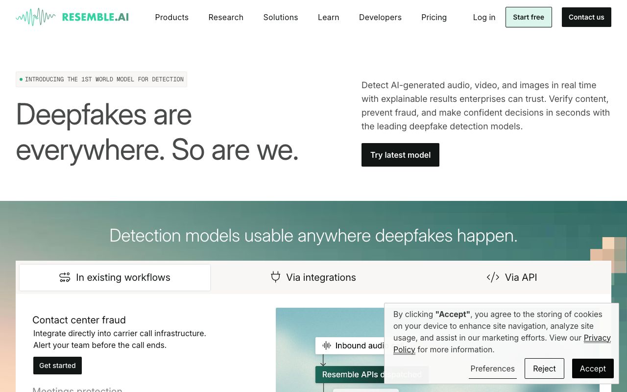 Resemble AI screenshot 2