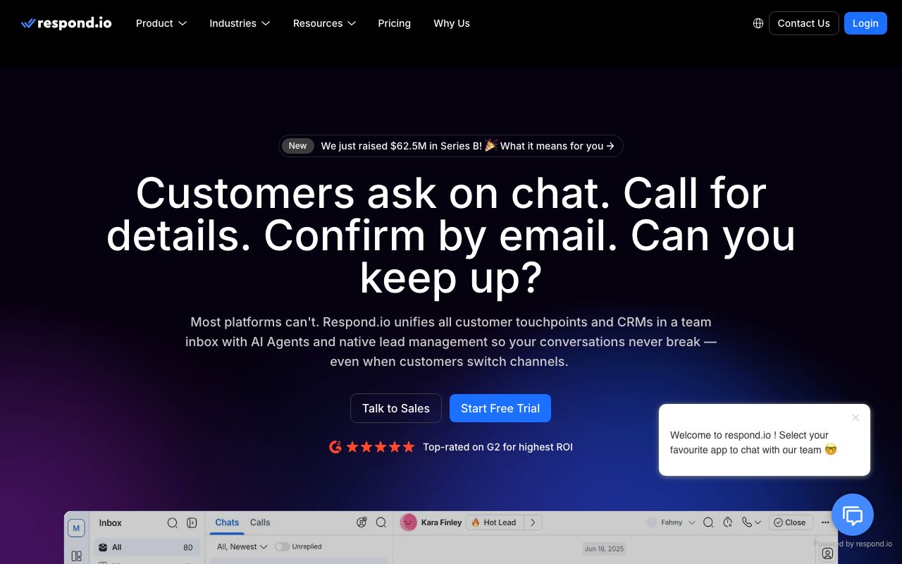 respond.io screenshot 2