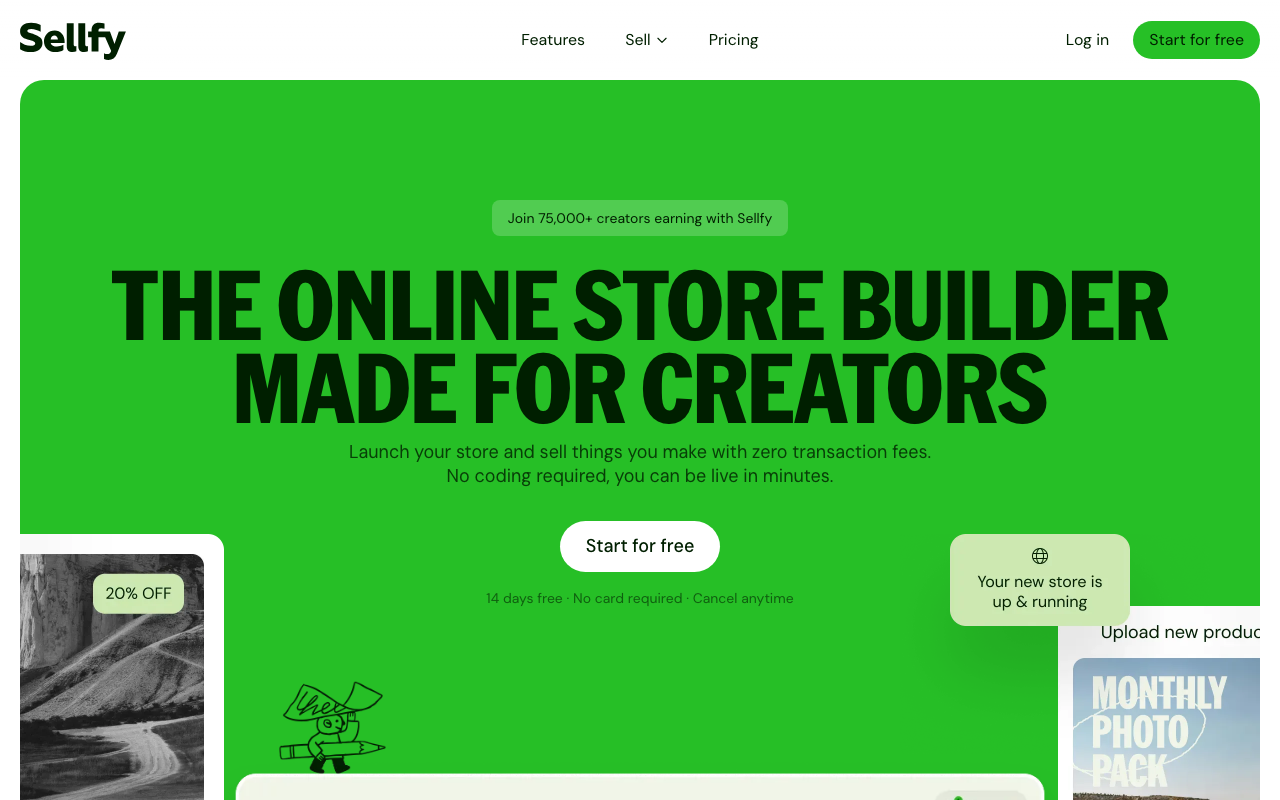 Sellfy screenshot 1