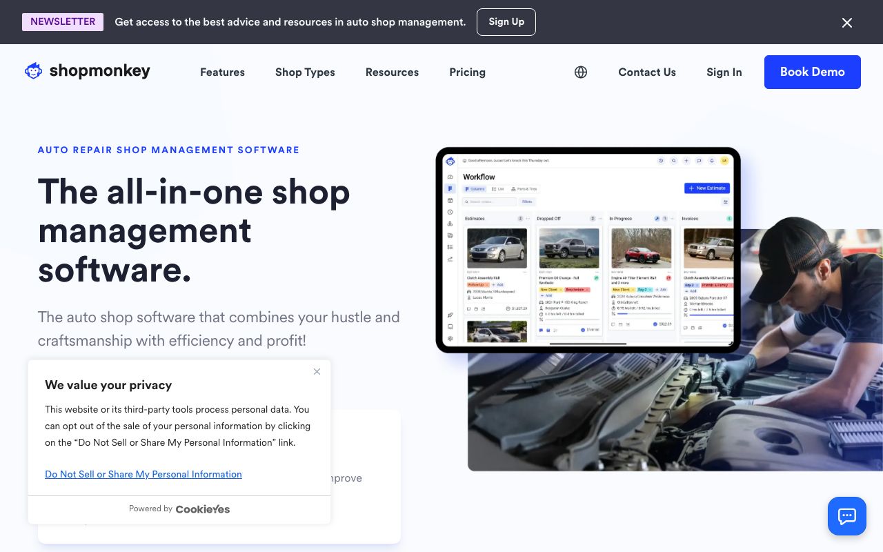 Shopmonkey screenshot 2