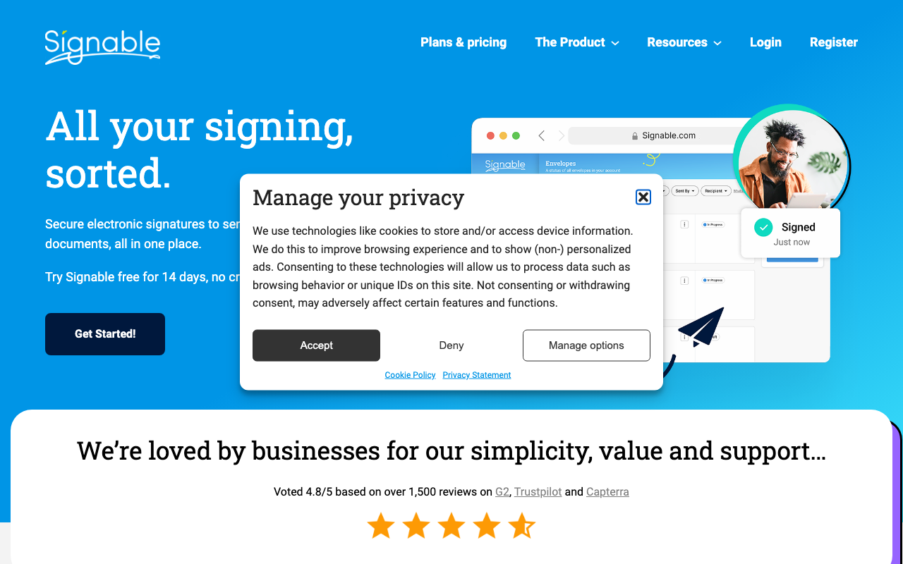 Signable screenshot 1