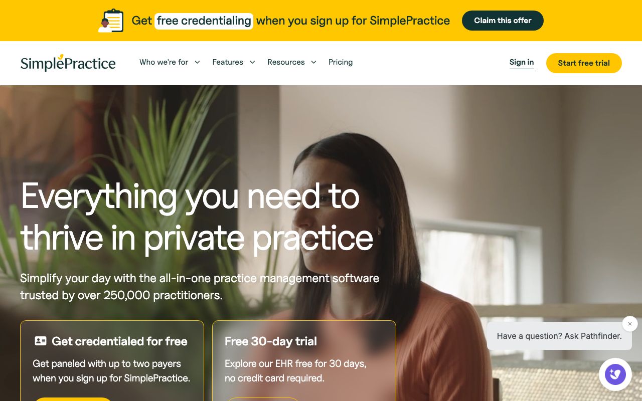 SimplePractice screenshot 2