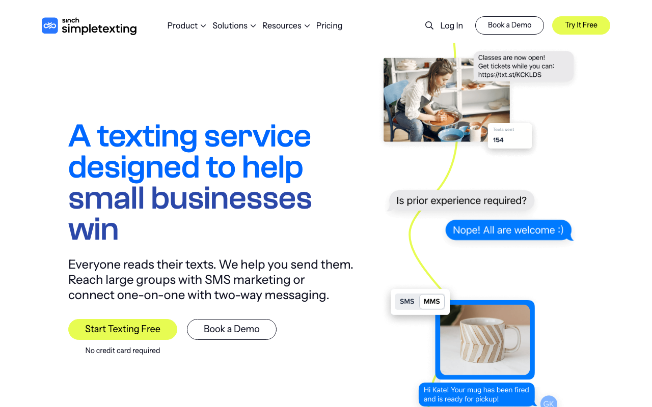 SimpleTexting screenshot 1