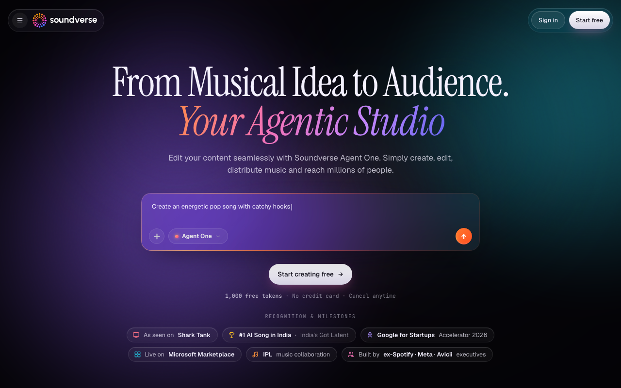 Soundverse screenshot 1