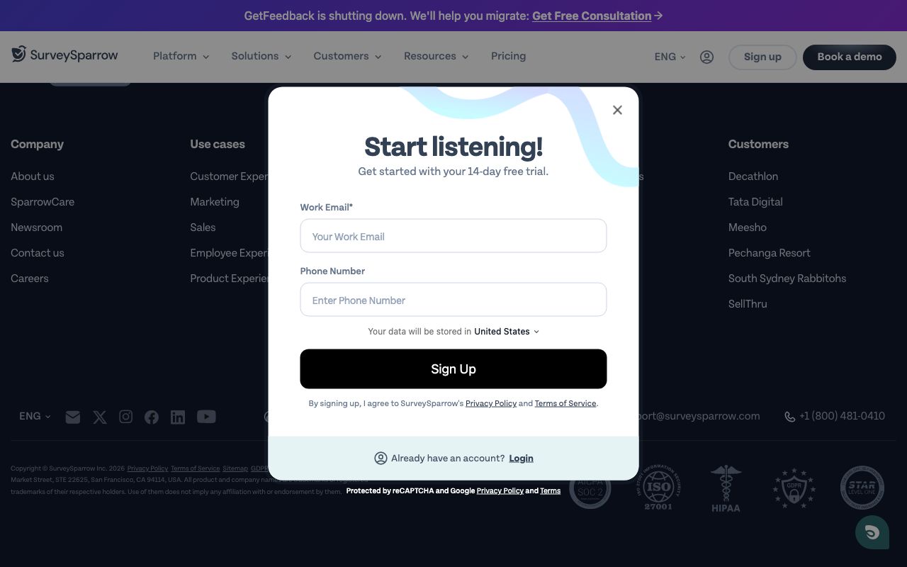 SurveySparrow screenshot 3