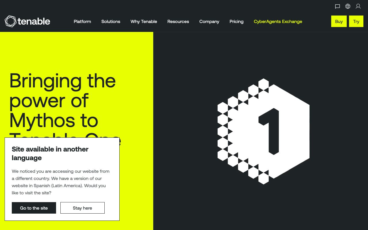 Tenable screenshot 2