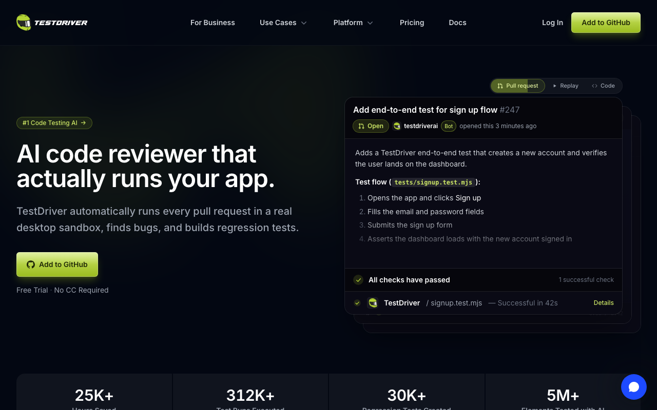 TestDriver.ai screenshot 1