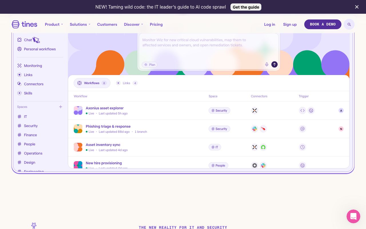 Tines screenshot 3