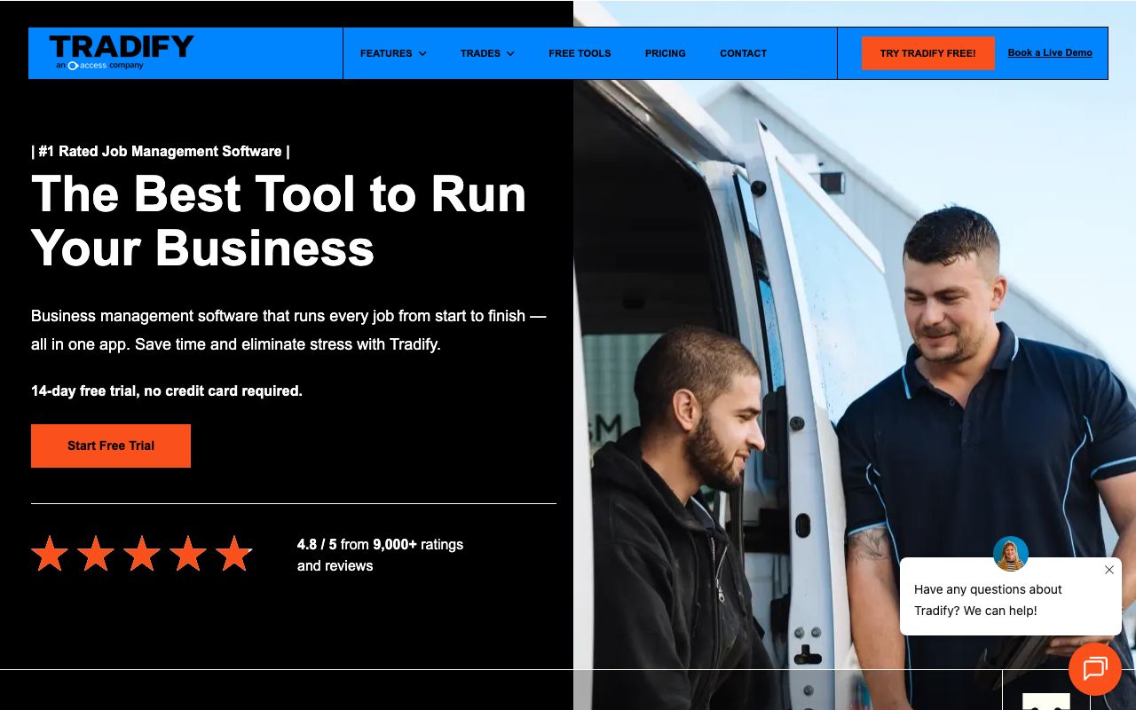 Tradify screenshot 2
