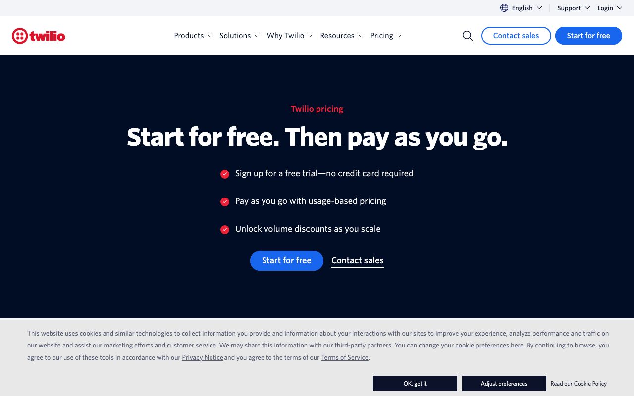 Twilio screenshot 3