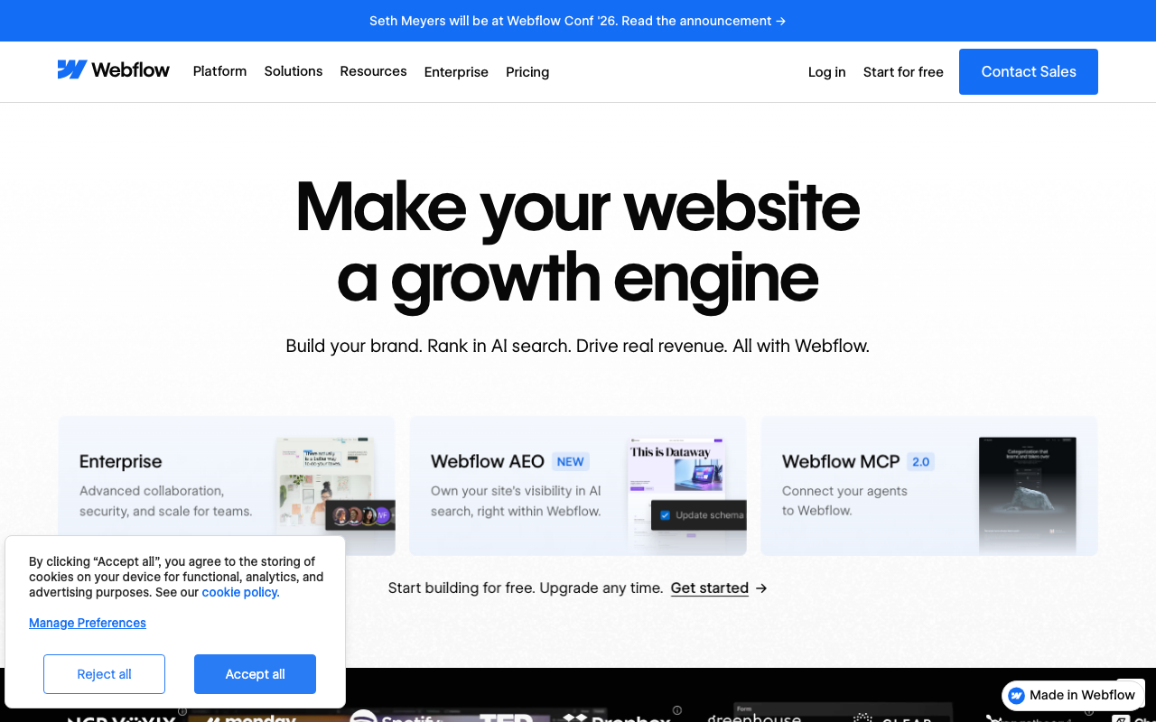 Webflow screenshot 1