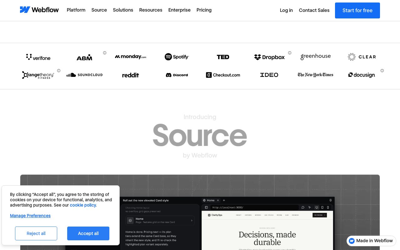 Webflow screenshot 3