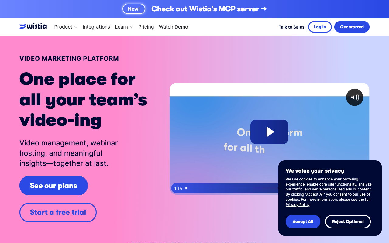 Wistia screenshot 1